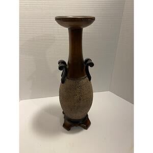 Tall African, Safari Theme, Textured Pillar Candle Holder, Fireplace/Table Decor